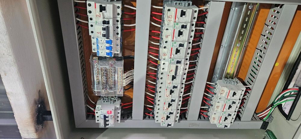 Panel de control eléctrico